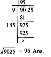 RS Aggarwal Class 8 Solutions Chapter 3 Squares and Square Roots Ex 3E Q6.1