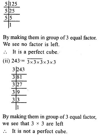 RS Aggarwal Class 8 Solutions Chapter 4 Cubes and Cube Roots Ex 4A Q4.1