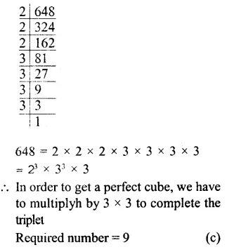 RS Aggarwal Class 8 Solutions Chapter 4 Cubes and Cube Roots Ex 4D 7.1