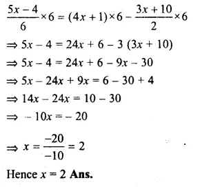 RS Aggarwal Class 8 Solutions Chapter 8 Linear Equations Ex 8A 12.1