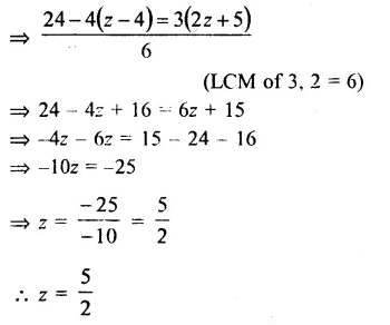 RS Aggarwal Class 8 Solutions Chapter 8 Linear Equations Ex 8A 14.1
