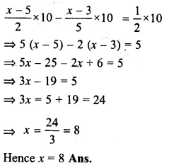 RS Aggarwal Class 8 Solutions Chapter 8 Linear Equations Ex 8A 9.1