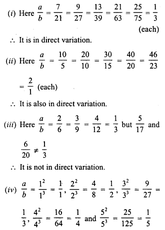 RD Sharma Class 8 Solutions Chapter 10 Direct and Inverse variations Ex 10.1 2