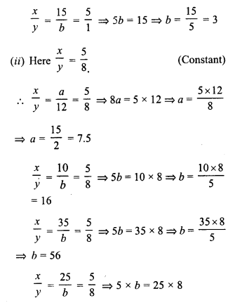 RD Sharma Class 8 Solutions Chapter 10 Direct and Inverse variations Ex 10.1 5