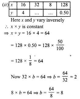 RD Sharma Class 8 Solutions Chapter 10 Direct and Inverse variations Ex 10.2 8