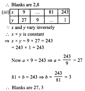 RD Sharma Class 8 Solutions Chapter 10 Direct and Inverse variations Ex 10.2 9