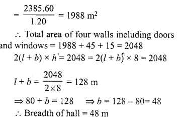 RD Sharma Class 8 Solutions Chapter 21 Mensuration II Ex 21.3 4
