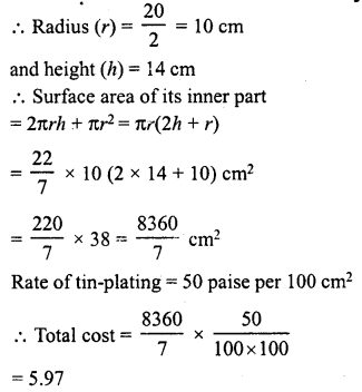 RD Sharma Class 8 Solutions Chapter 22 Mensuration III Ex 22.1 15