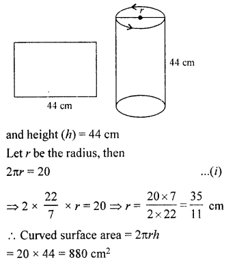 RD Sharma Class 8 Solutions Chapter 22 Mensuration III Ex 22.1 8