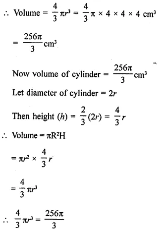 RD Sharma Class 9 Solutions Chapter 21 Surface Areas and Volume of a Sphere Ex 21.2 11.1