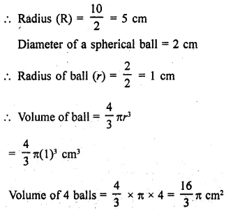 RD Sharma Class 9 Solutions Chapter 21 Surface Areas and Volume of a Sphere Ex 21.2 29.1