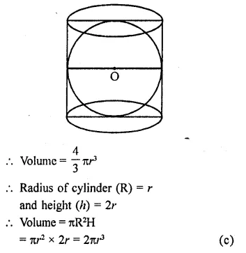 RD Sharma Class 9 Solutions Chapter 21 Surface Areas and Volume of a Sphere MCQS 12.2
