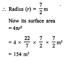 RD Sharma Class 9 Solutions Chapter 21 Surface Areas and Volume of a Sphere VSAQS 4.1