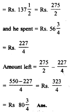 RS Aggarwal Class 6 Solutions Chapter 5 Fractions Ex 5F 28.1