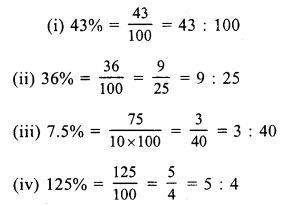 RS Aggarwal Class 7 Solutions Chapter 10 Percentage Ex 10A 4