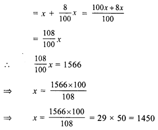 RS Aggarwal Class 7 Solutions Chapter 10 Percentage Ex 10B 11