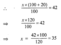 RS Aggarwal Class 7 Solutions Chapter 10 Percentage Ex 10C 5
