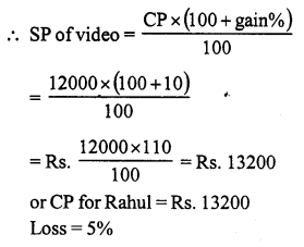 RS Aggarwal Class 7 Solutions Chapter 11 Profit and Loss Ex 11A 14