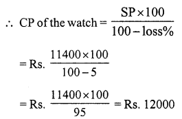 RS Aggarwal Class 7 Solutions Chapter 11 Profit and Loss Ex 11A 17