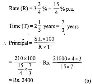 RS Aggarwal Class 7 Solutions Chapter 12 Simple Interest Ex 12B 14