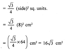 RS Aggarwal Class 7 Solutions Chapter 20 Mensuration CCE Test Paper 10