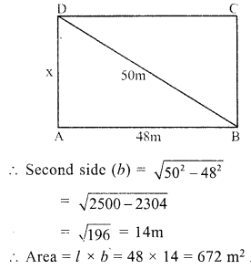 RS Aggarwal Class 7 Solutions Chapter 20 Mensuration Ex 20A 2