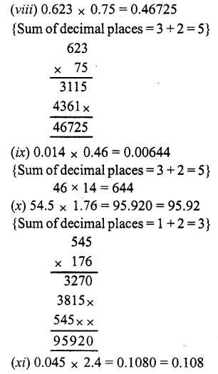 RS Aggarwal Class 7 Solutions Chapter 3 Decimals Ex 3C 7