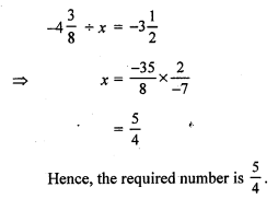 RS Aggarwal Class 7 Solutions Chapter 4 Rational Numbers CCE Test Paper 7
