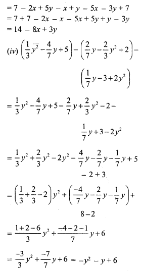 RS Aggarwal Class 7 Solutions Chapter 6 Algebraic Expressions Ex 6A 11