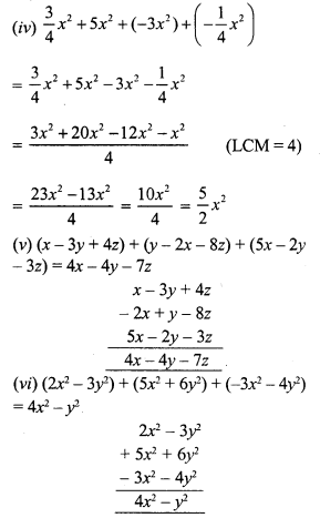 RS Aggarwal Class 7 Solutions Chapter 6 Algebraic Expressions Ex 6A 2
