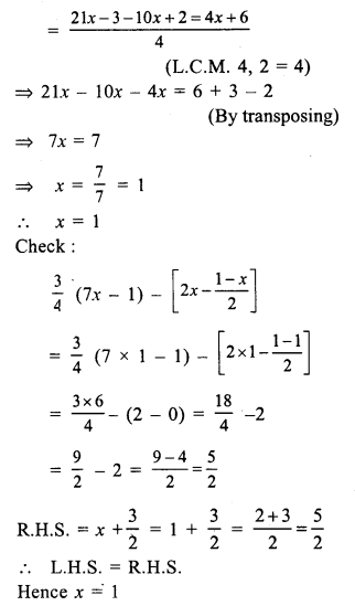 RS Aggarwal Class 7 Solutions Chapter 7 Linear Equations in One Variable Ex 7A 26