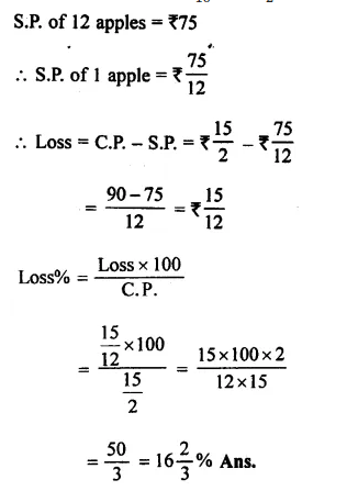 RS Aggarwal Class 8 Solutions Chapter 10 Profit and Loss Ex 10A 14.1