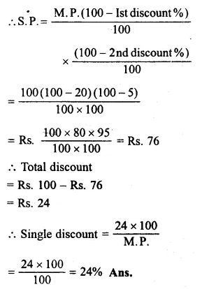 RS Aggarwal Class 8 Solutions Chapter 10 Profit and Loss Ex 10B 14.1
