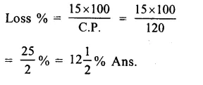 RS Aggarwal Class 8 Solutions Chapter 10 Profit and Loss Ex 10D 2.1