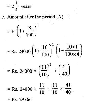 RS Aggarwal Class 8 Solutions Chapter 11 Compound Interest Ex 11B 11.1