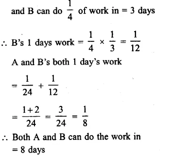 RS Aggarwal Class 8 Solutions Chapter 13 Time and Work Ex 13A 10.1
