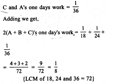 RS Aggarwal Class 8 Solutions Chapter 13 Time and Work Ex 13A 12.1