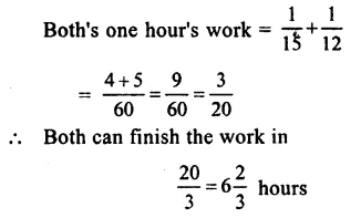 RS Aggarwal Class 8 Solutions Chapter 13 Time and Work Ex 13A 2.1