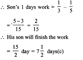 RS Aggarwal Class 8 Solutions Chapter 13 Time and Work Ex 13B 2.1