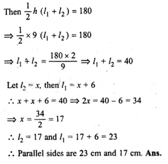 RS Aggarwal Class 8 Solutions Chapter 18 Area of a Trapezium and a Polygon Ex 18A 7.1