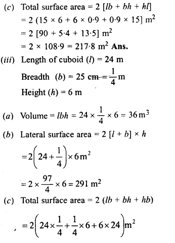 RS Aggarwal Class 8 Solutions Chapter 20 Volume and Surface Area of Solids Ex 20A 1.3