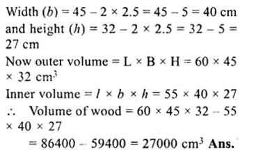 RS Aggarwal Class 8 Solutions Chapter 20 Volume and Surface Area of Solids Ex 20A 20.1