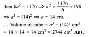 RS Aggarwal Class 8 Solutions Chapter 20 Volume and Surface Area of Solids Ex 20A 26.1