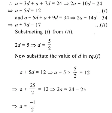 Selina Concise Mathematics Class 10 ICSE Solutions Chapter 10 Arithmetic Progression Ex 10A Q19.1