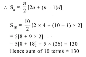 Selina Concise Mathematics Class 10 ICSE Solutions Chapter 10 Arithmetic Progression Ex 10F Q5.1