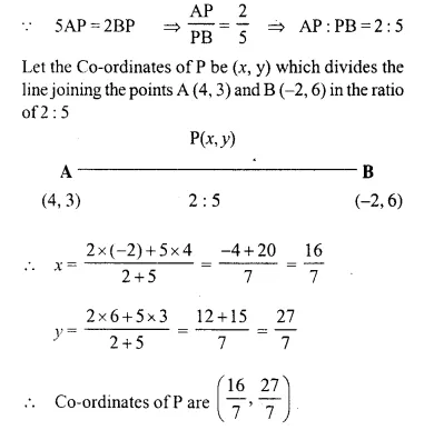 Selina Concise Mathematics Class 10 ICSE Solutions Chapter 13 Section and Mid-Point Formula Ex 13A Q10.1