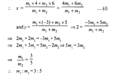 Selina Concise Mathematics Class 10 ICSE Solutions Chapter 13 Section and Mid-Point Formula Ex 13A Q12.1