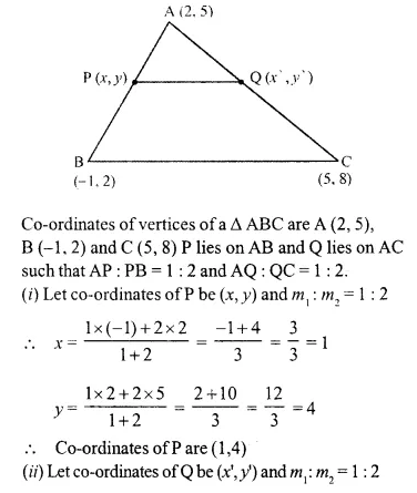 Selina Concise Mathematics Class 10 ICSE Solutions Chapter 13 Section and Mid-Point Formula Ex 13A Q19.1