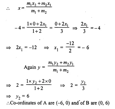 Selina Concise Mathematics Class 10 ICSE Solutions Chapter 13 Section and Mid-Point Formula Ex 13A Q24.2