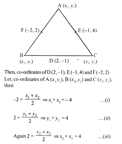 Selina Concise Mathematics Class 10 ICSE Solutions Chapter 13 Section and Mid-Point Formula Ex 13B Q13.1